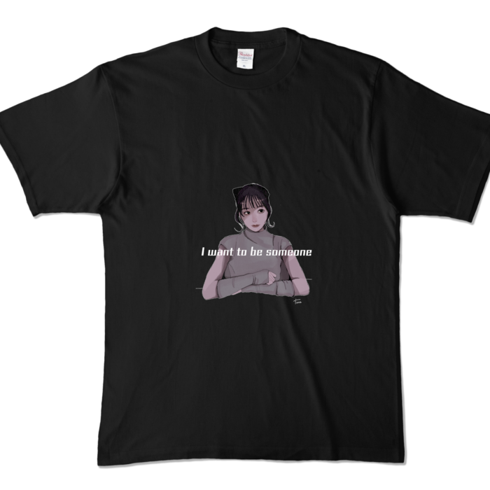カラーTシャツ - XL - ブラック (濃色)