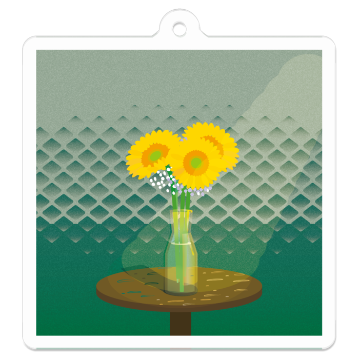 アクリルキーホルダー - 50 x 50 (mm)