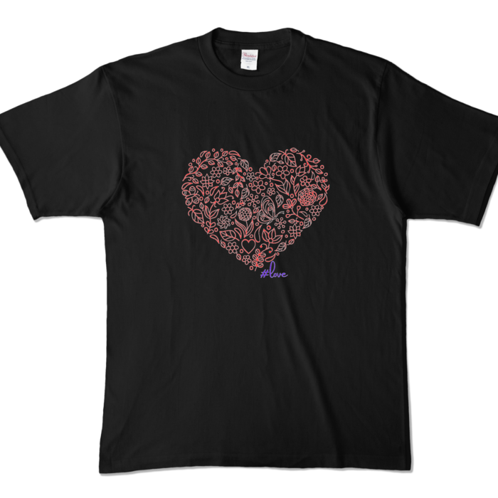 カラーTシャツ - XL - ブラック (濃色)