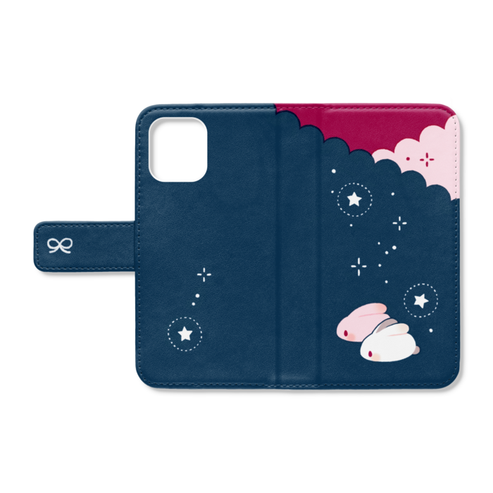手帳型iPhoneケース - iPhone12 mini - ストラップ穴 なし