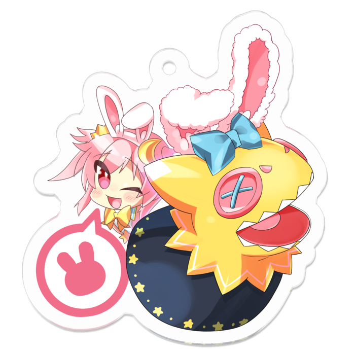 アクリルキーホルダー - 50 x 50 (mm)