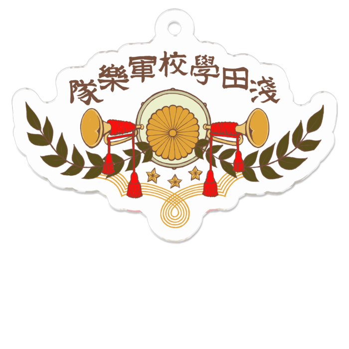 アクリルキーホルダー(コーティング) - 50 x 50 (mm)
