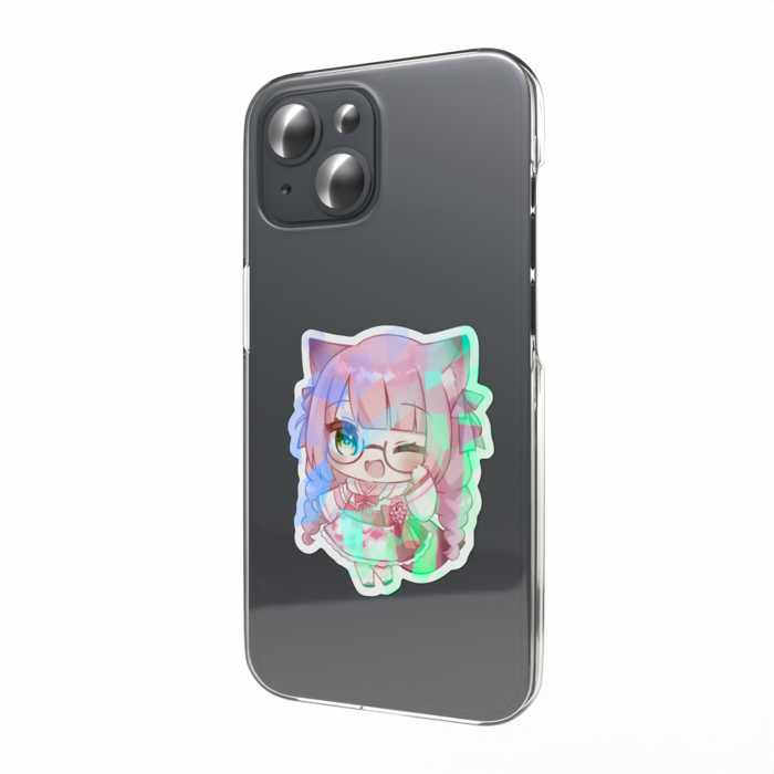 ホログラムスマホステッカー - 縦