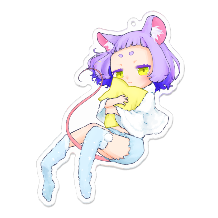 アクリルキーホルダー - 100 x 100 (mm)