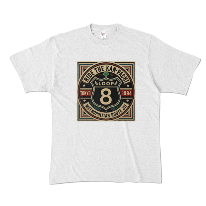 カラーTシャツ - XL - アッシュ (淡色)