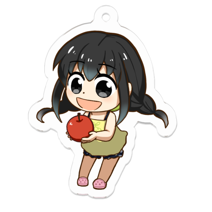 アクリルキーホルダー - 50 x 50 (mm)