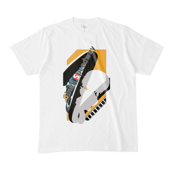 シルエットTシャツ - M - 白