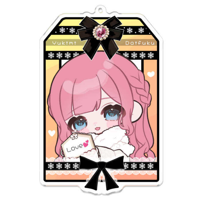 アクリルキーホルダー - 100 x 100 (mm)