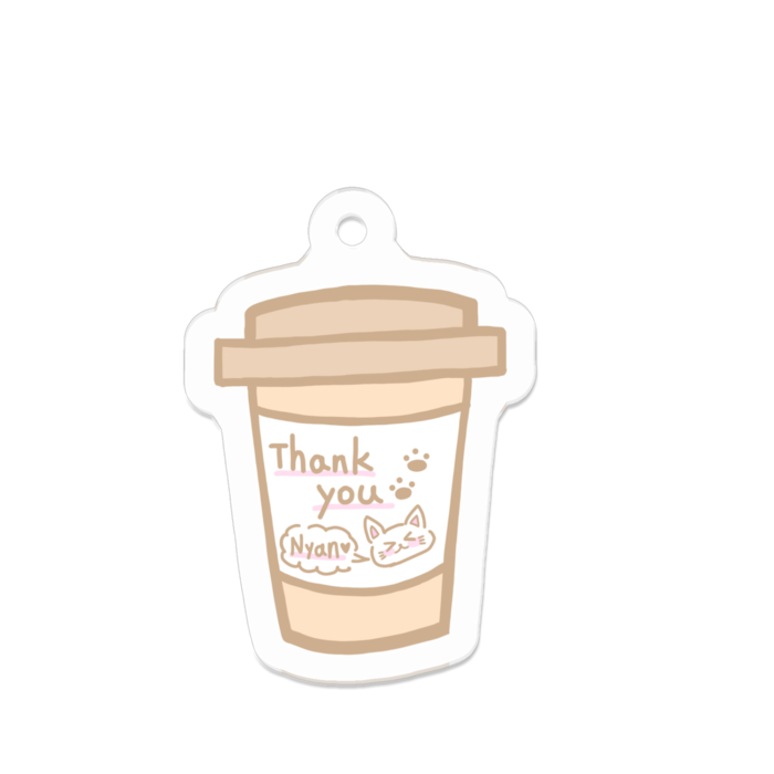 アクリルキーホルダー - 50 x 50 (mm)