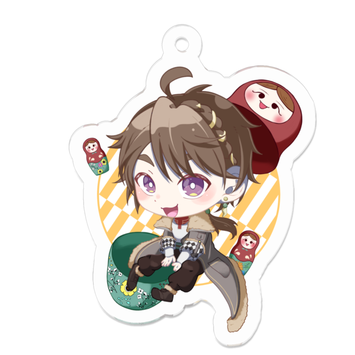アクリルキーホルダー - 50 x 50 (mm)