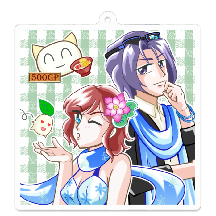 アクリルキーホルダー - 70 x 70 (mm)