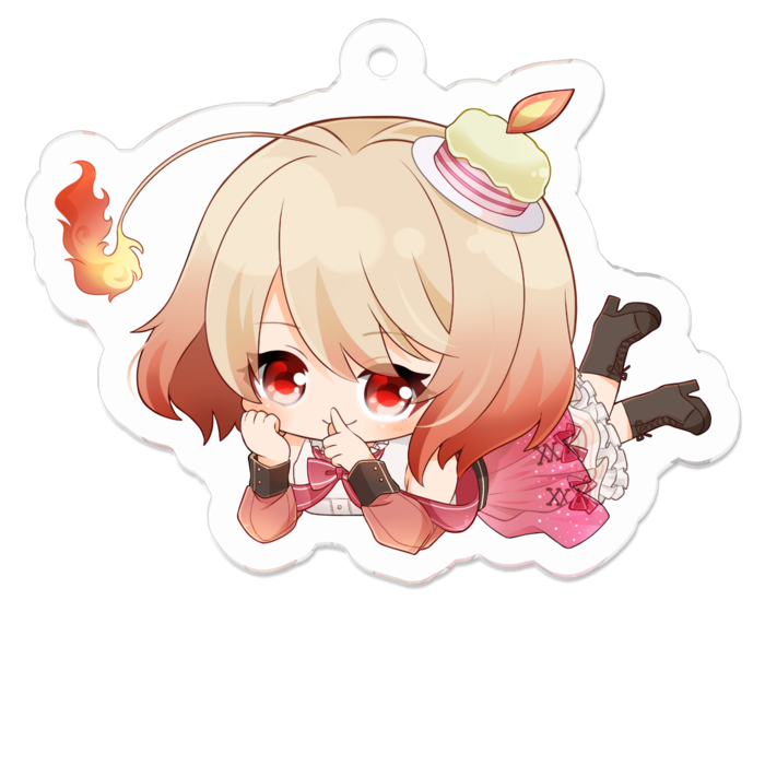 アクリルキーホルダー - 50 x 50 (mm)