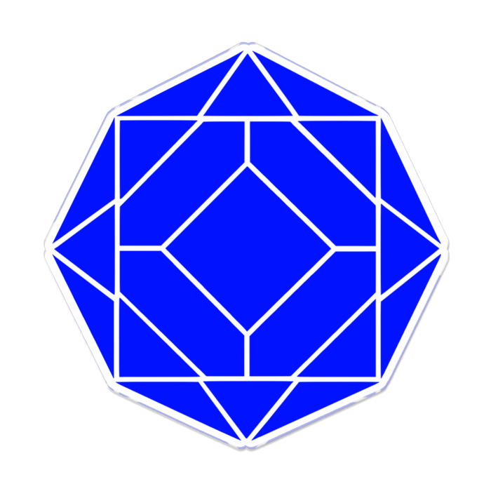 アクリルバッジ - 100 x 100 (mm)