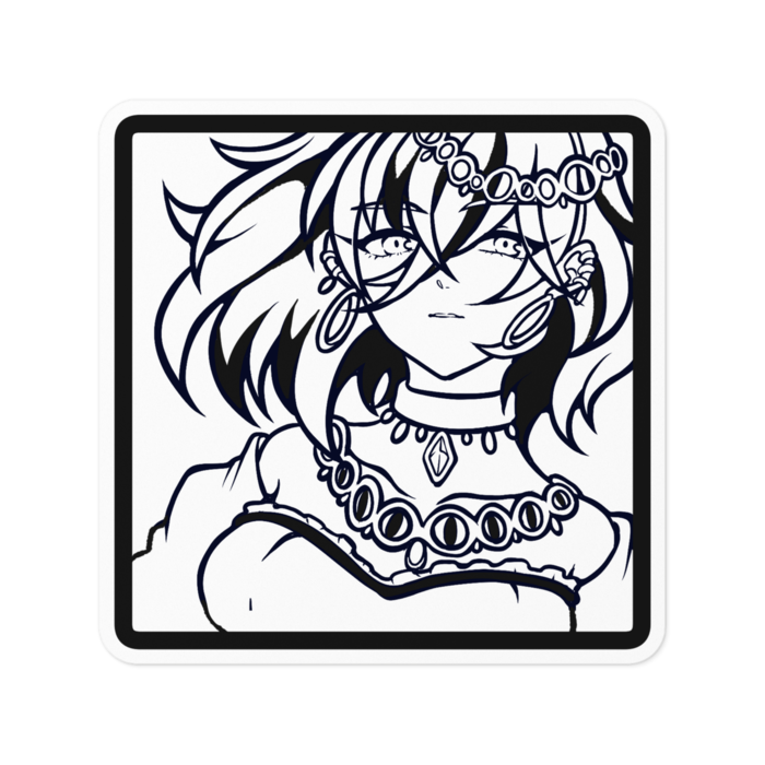 ステッカー - 100 x 100 (mm)