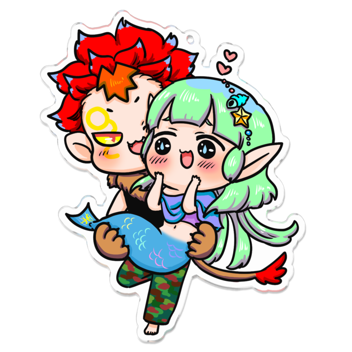 アクリルキーホルダー - 100 x 100 (mm)