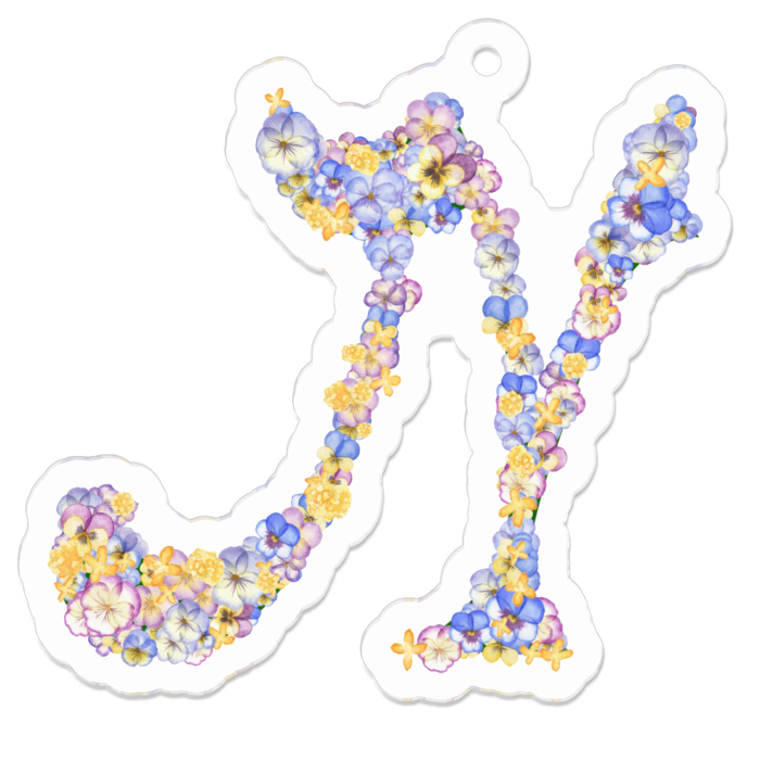 N　アクリルキーホルダー - 50 x 50 (mm)(13)