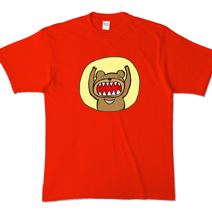 カラーTシャツ - XL - レッド (濃色)