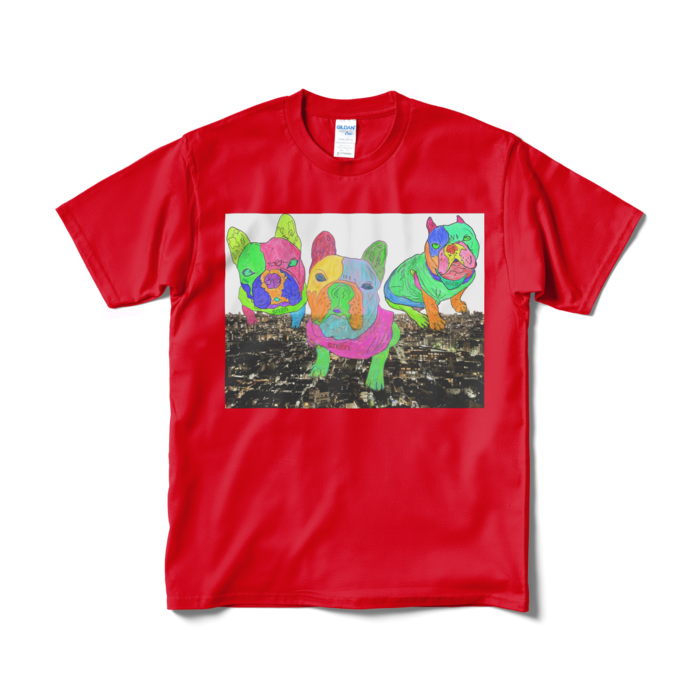 Tシャツ(短納期) - M - レッド