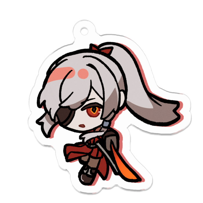 アクリルキーホルダー - 50 x 50 (mm)