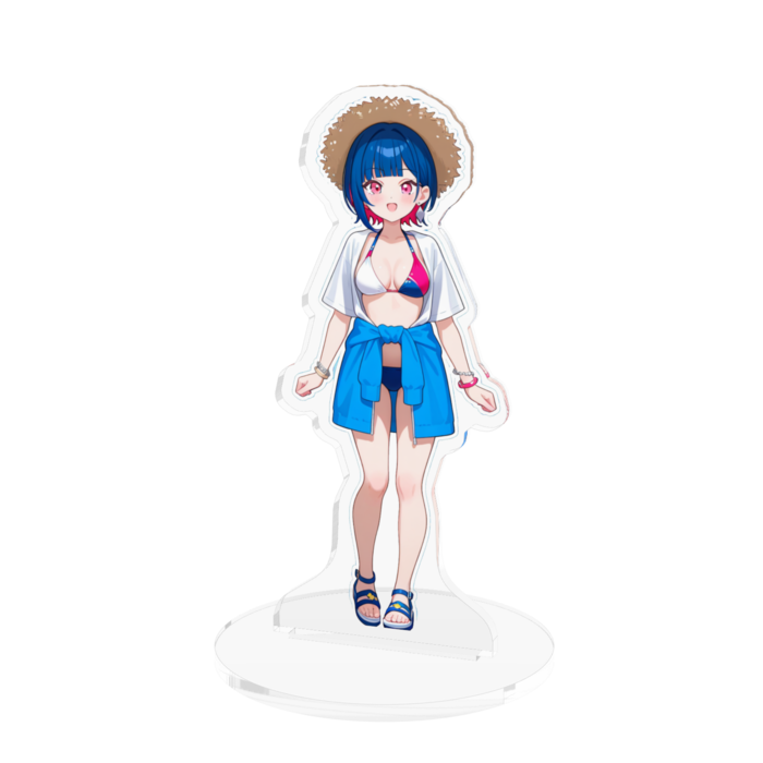 アクリルフィギュア - 100x100mm・水着ver