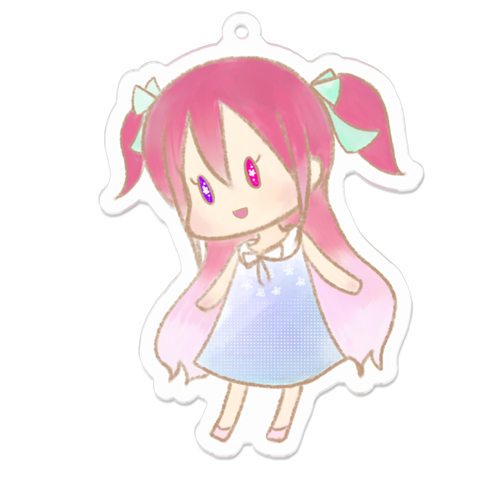 アクリルキーホルダー - 70 x 70 (mm)