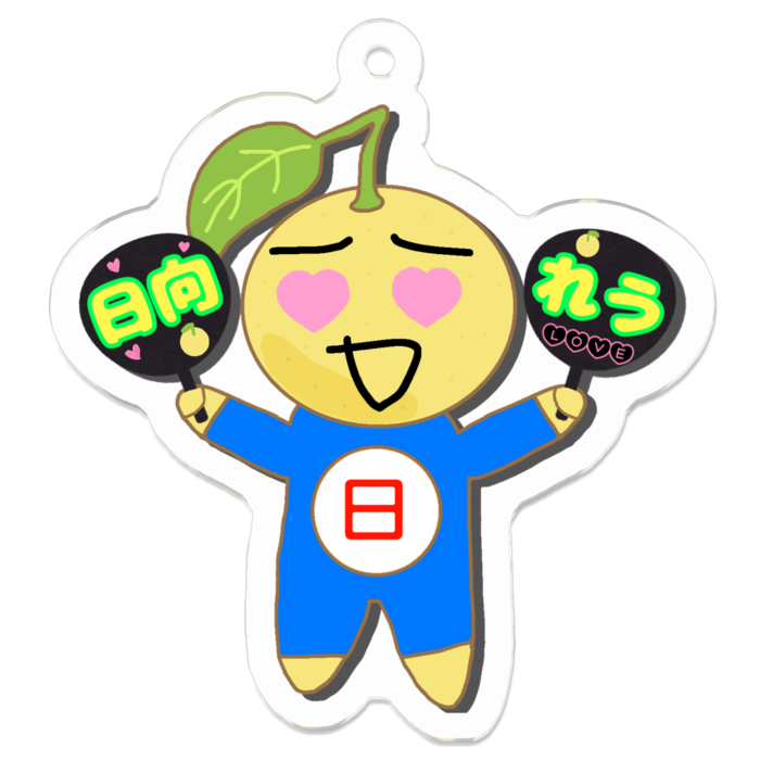 アクリルキーホルダー（コーティング） - 50 x 50 (mm)