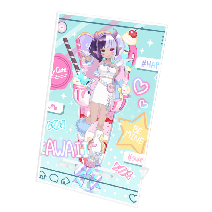 アクリルスマホスタンド - 100x160mm