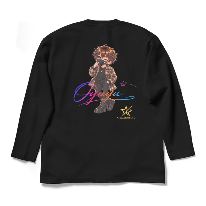ロングスリーブTシャツ - L - ブラック