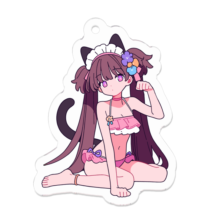 アクリルキーホルダー - 50 x 50 (mm)