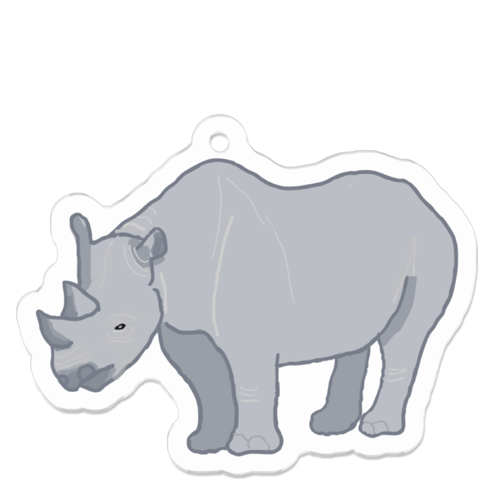 アクリルキーホルダー - 50 x 50 (mm)