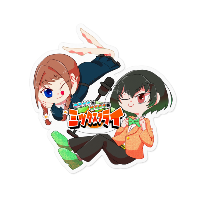 ステッカー - 100 x 100 (mm)