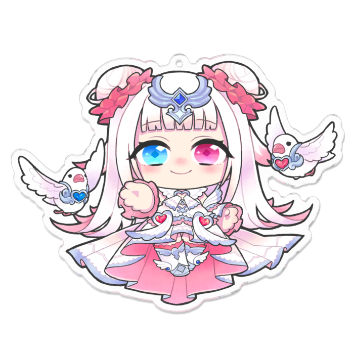 アクリルキーホルダー - 100 x 100 (mm)【通常】