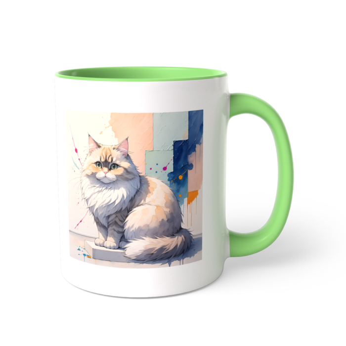 ツートンカラーマグカップ - 直径 8.2cm / 高さ 9.5cm