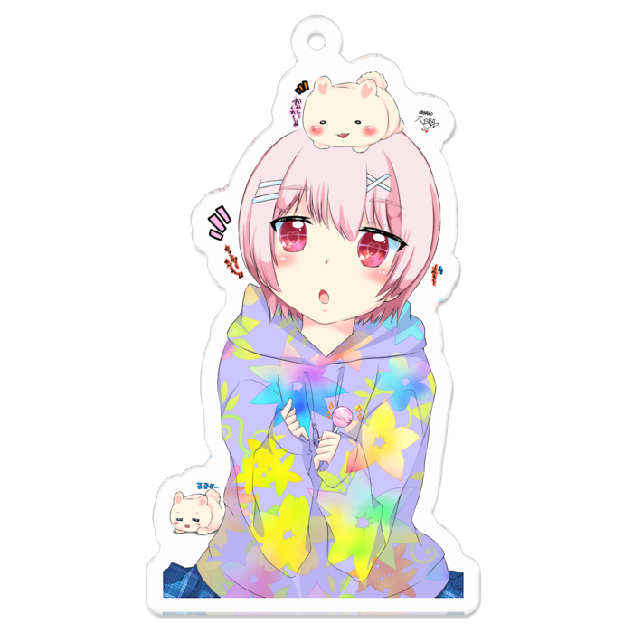 アクリルキーホルダー - 70 x 70 (mm)