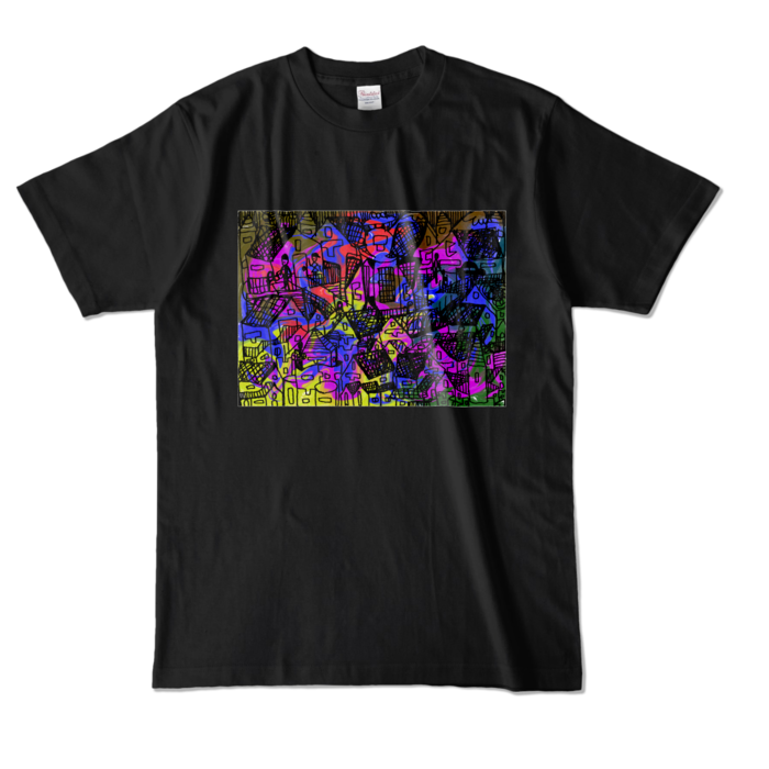 カラーTシャツ - L - ブラック (濃色)