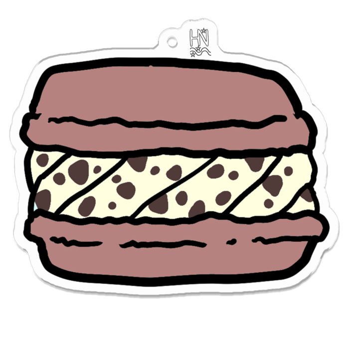 アクリルキーホルダー（コーティング） - 70 x 70 (mm)