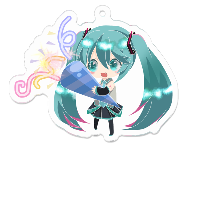 アクリルキーホルダー - 70 x 70 (mm)