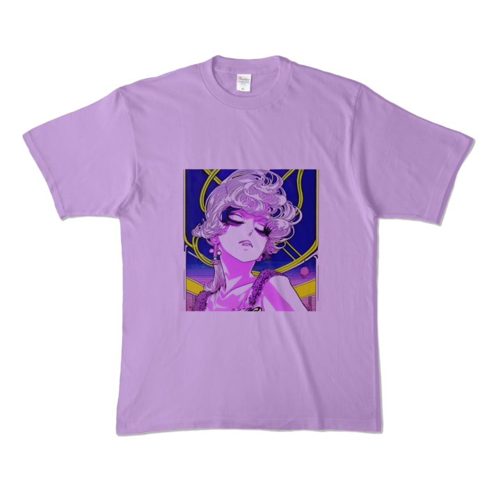 カラーTシャツ - XL - ライトパープル (淡色)
