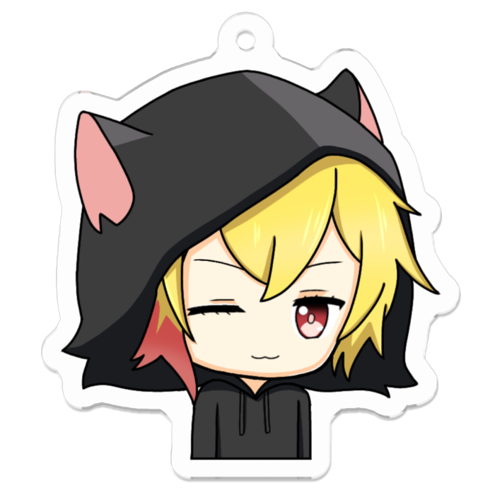 アクリルキーホルダー（コーティング） - 50 x 50 (mm)