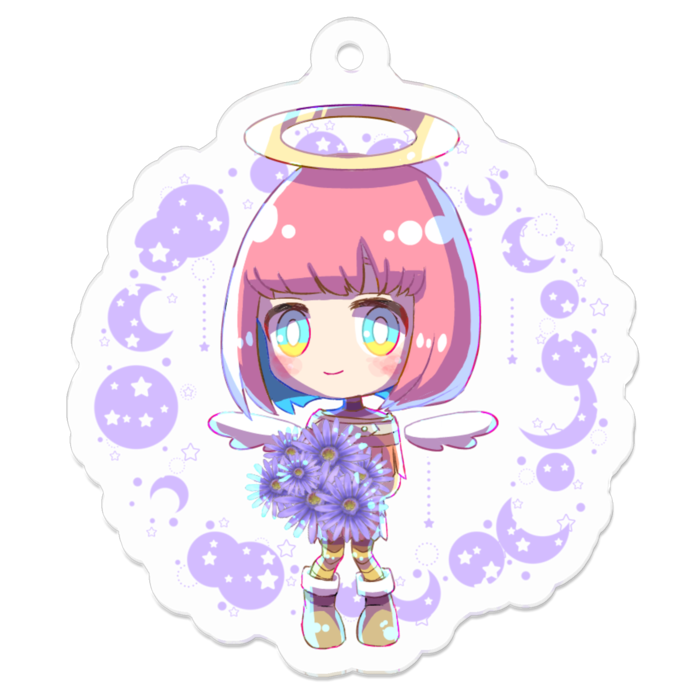 アクリルキーホルダー - 50 x 50 (mm)