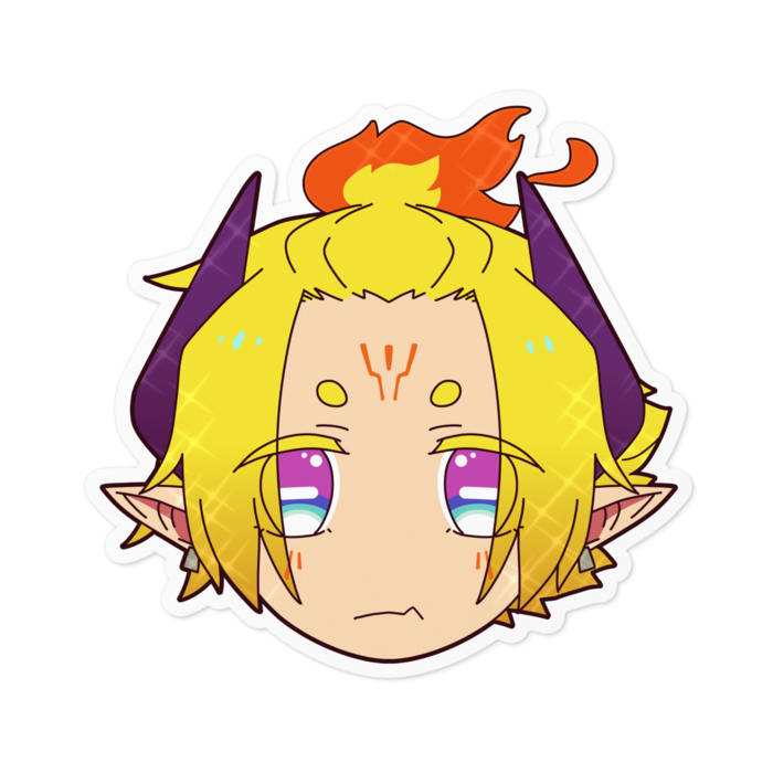 ホワイトステッカー - 100 x 100 (mm)