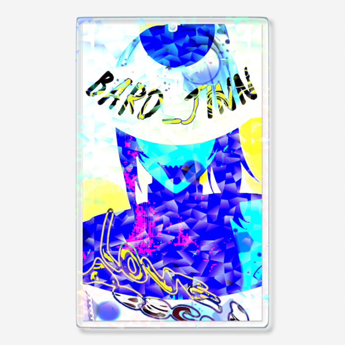 ホログラムアクリルキーホルダー - 100 × 100mm