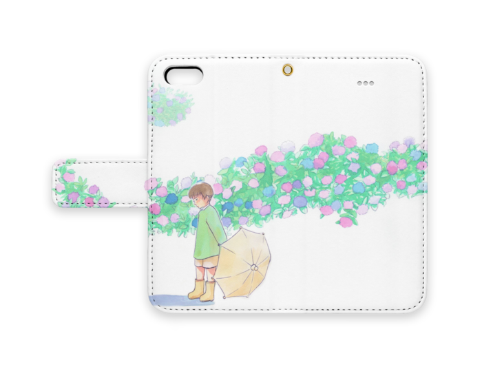 手帳型iPhoneケース - iPhone 5 / 5s / SE - ストラップ穴 あり