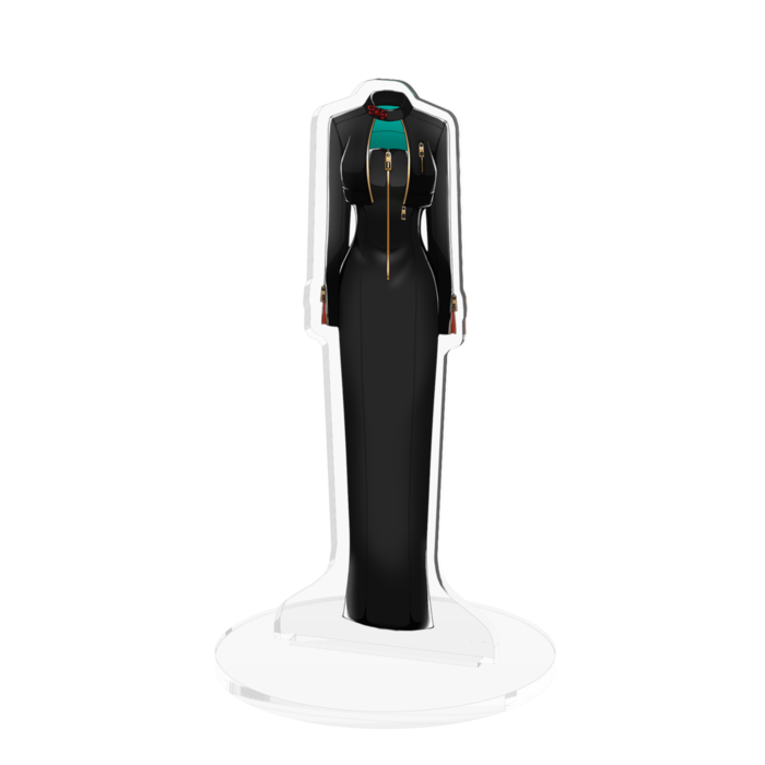 アクリルフィギュア - 100x100mm - 中華レザードレス