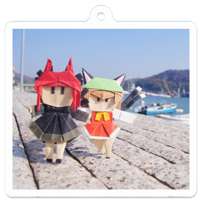 アクリルキーホルダー - 50 x 50 (mm)