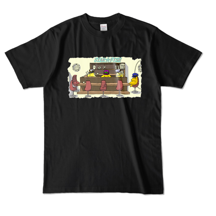 カラーTシャツ - L - ブラック (濃色)