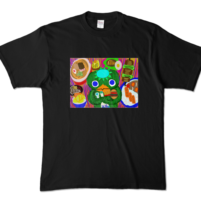 カラーTシャツ - XL - ブラック (濃色)