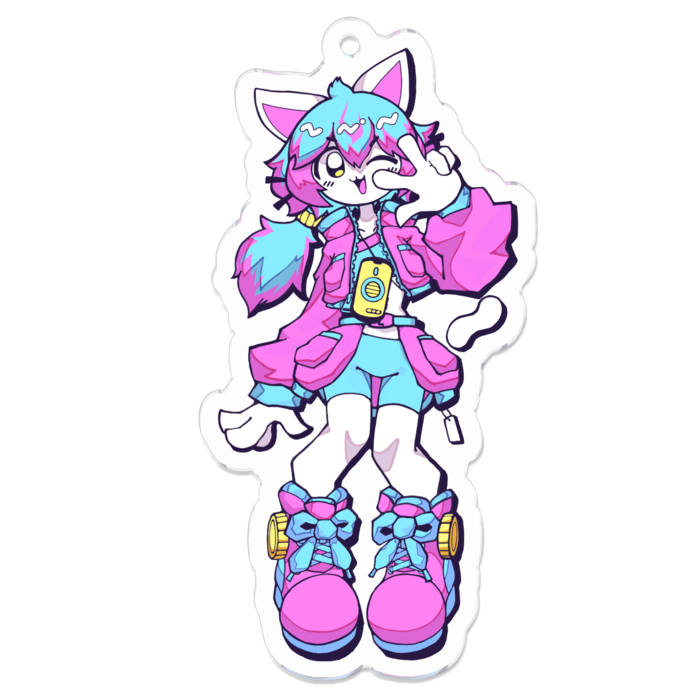 アクリルキーホルダー - 70 x 70 (mm)