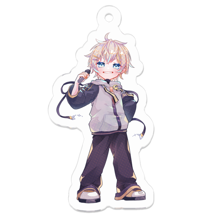 アクリルキーホルダー（コーティング） - 50 x 50 (mm)