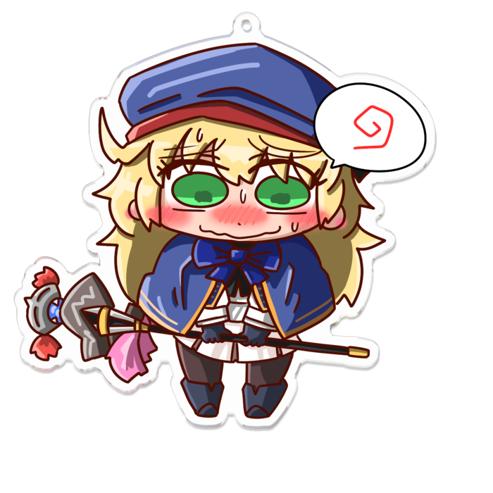 アクリルキーホルダー - 100 x 100 (mm)